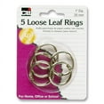 thumbnail image 2 of Charles Leonard Rings - Loose Leaf - 1" Diameter - 5/Card 65016, 2 of 2