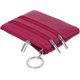 thumbnail image 5 of Cartera de piel para mujer con llavero, color rosa, talla única, monedero, 5 of 5
