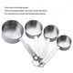 thumbnail image 5 of De Cocina De Acero Inoxidable, 4 Uds., Taza Medidora, Condimento Multifuncional, Café, Cuchara De Azúcar, Accesorios Para Hornear Pasteles, Herramientas Inevent HA044616-01, 5 of 6