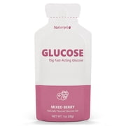Glucose Liquid Gel, 30 Packets, Berry - 15g Fast-Acting Glucose to Raise Low Blood Sugar