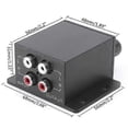 thumbnail image 4 of New Car Power Amplifier Audio Regulator Bass Subwoofer Equalizer Crossover Controller 4 Rca Adjust, 4 of 5