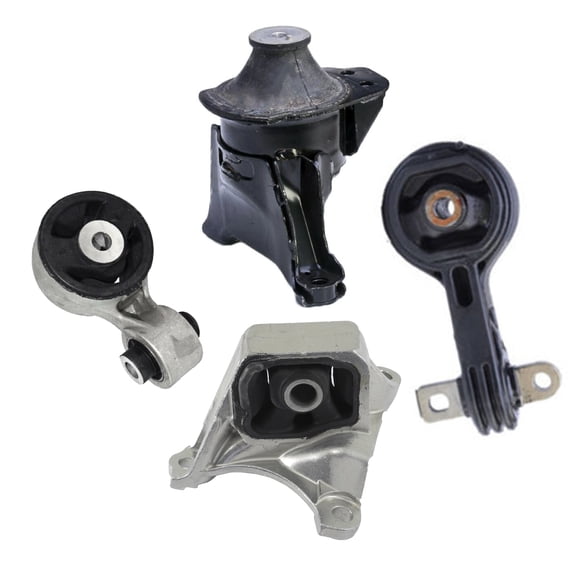 CF Advance Compatible with 06-11 Honda Civic Si Acura CSX 2.0L Engine Motor and Torque Strut Mount without Bracket Set 4PCS MK199 A4549 A4588 A4589 2006 2007 2008 2009 2010 2011