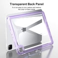 thumbnail image 3 of Dteck Transparent Case for iPad Pro 11 inch 2024,Shockproof Slim Lightweight Anti-Scratch Case TPU Flexible Frame Clear Hard Acrylic Back Cover for iPad Pro 11-in. (M4) 2024,Blue, 3 of 7