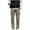 Khaki, variant on Pejock Men's Cargo Pants Elastic Waist with Zipper Pockets, Casual Solid Color Full Length Trousers for Outdoor Daily Wear, Comfort Polyester Stretch Fabric