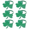 thumbnail image 1 of Shisuyan Shamrock Napkin Rings Elegant Table Decoration 6Pcs 2x1.7x1.7In, 1 of 8