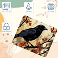 thumbnail image 3 of Crow Square 8.3x9.8 Inch Non-Slip Rubber Bottom Printed Desk Mat Gaming Mousepad Mouse Mat for Office and Gaming, 3 of 6