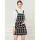 thumbnail image 2 of Disfraz de San Patricio Allegra K Vestido general tirantes ajustables Blanco negro M, 2 of 6