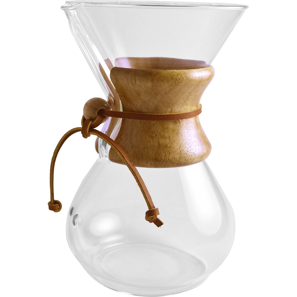 Dark and Emerald Green Cozy for 6-Cup Chemex Coffee Brewer