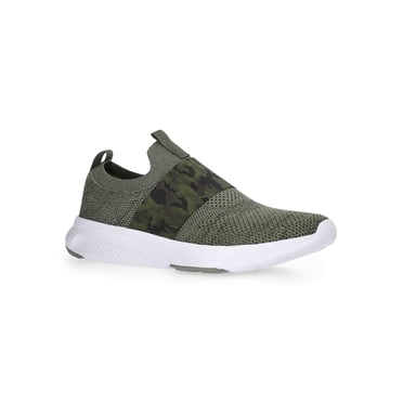 Athletic Works Men's Banded Jogger Slip-On Sneakers, Wide Width Available