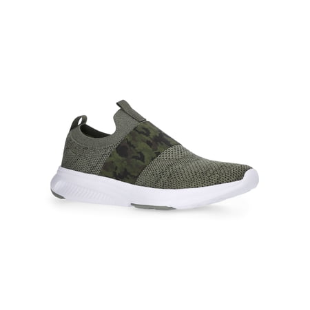 Athletic Works Men's Banded Jogger Slip-On Sneakers, Wide Width Available