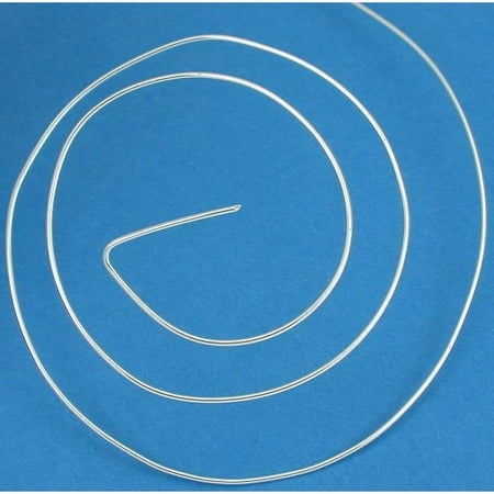 - 5 ft Sterling Silver Round Wire Half Hard 20 Gauge New