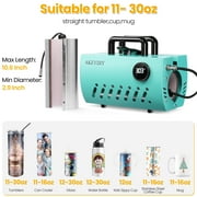 Tumbler Heat Press, 30oz Mug Heat Press Machine, Sublimation Heat Press Machine, Portable Cup Heat Mug Press DIY Mug Cup Heat Transfer for Various Tumblers & Mugs with 20 Heat Papers/Tape/Gloves