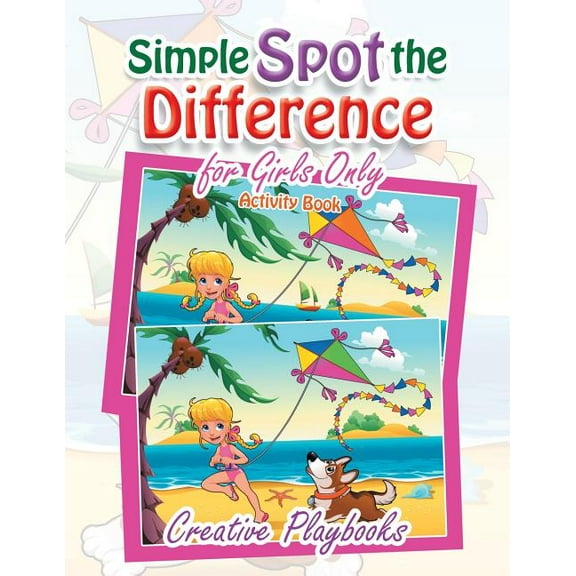 Simple Spot the Difference for Girls Only Activity Book, (Paperback)