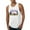 White, variant on Happy Glamper | Fancy Camping Camper Van Caravan | Nature Lover Mens Sleeveless Top, Navy, L