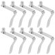 thumbnail image 1 of Buckle V Shape Spring Snap Clip for Swing 10Pcs Silver Shrapnel, 1 of 5