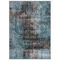 thumbnail image 2 of World Rug Gallery Abstract Design Distressed Area Rug - Blue 7'10"x10', 2 of 9