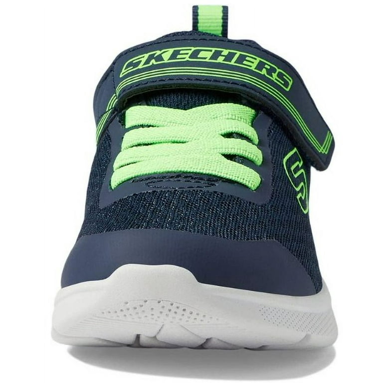 Boy s Skechers Microspec Max Gorvix Sneaker Navy Lime 13 M