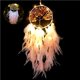 thumbnail image 3 of Decoración De Pared De Plumas Exótica Led Para Colgar En La Pared Artesanía De Plumas Decoración Bohemia Colgadores De Plumas De Pared Simples Adorno Led Bohemio Hecho A Mano Para El Dormitorio Sala Minnieouse HA026599-03, 3 of 7