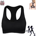 thumbnail image 4 of Sngxgn Women's Workout Sports Bras Training Fitness Running Yoga Crop Tank Top(Black,L), 4 of 5