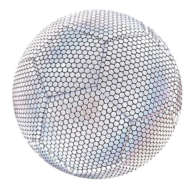 Pelota SilverRadiant 1 pza #5 Blanco Reflectante Hexágonos Poliuretano VentDepot
