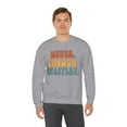 thumbnail image 6 of Waffles Sweatshirt Gifts Crew Neck Shirt Long Sleeve Unisex, 6 of 7