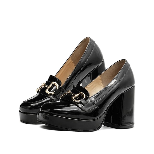 Zapatillas Wildcat 855 para Dama Elegantes Casuales Charol Negro