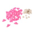 thumbnail image 1 of de Seguridad de Plástico de Triángulo de 100 piezas con lavadoras para 12x17mm rosa Sunnimix Nariz de seguridad de triángulo, 1 of 8