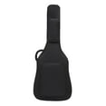 thumbnail image 4 of Funda para guitarra acústica Matsuzay CON correa ajustable y bolsillos Negro 44x14x108cm, 4 of 6
