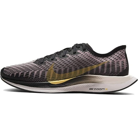 Nike Women's Zoom Pegasus Turbo 2 Running Shoe, Black/Gold/Plum, 10 B(M) US