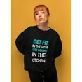 thumbnail image 2 of Fitness Motivation  Sweatshirt Women -Image by Shutterstock, Female Small, 2 of 4