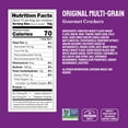 thumbnail image 2 of Milton's Gourmet Crackers, Original Multi-Grain MDA05&nbsp;- Non-GMO Project Verified, Natural Ingredients, Kosher, Great for Charcuterie Boards - 8.4 Oz, Pack of 4, 2 of 3
