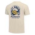 thumbnail image 3 of Men's Cream West Virginia Mountaineers Comfort Colors Mascot Overlay T-Shirt, 3 of 3