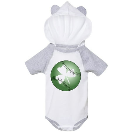 

Inktastic Baseball Irish Shamrock Gift Baby Boy or Baby Girl Bodysuit