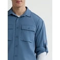 thumbnail image 4 of Ozark Trail Men's & Big Men's Upstream Shirt with Long Sleeves, UPF 50+, Sizes S-3XL, 4 of 6
