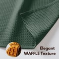 thumbnail image 3 of Native Fab Cotton Dish Towel & Dishcloths Set - 8 Piece, Soft, Absorbent, Fast Drying, Durable Towels for Cleaning, Baking, Cooking - Great for Home, Kitchen & Restaurant Use - Forest Green, 3 of 6