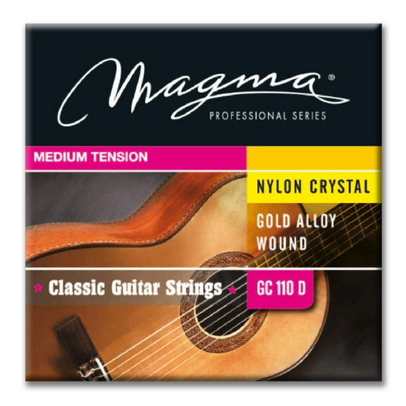 Magma Classical Guitar Strings Normal Tension Special Nylon - Gold Alloy Bronze 85/15(GC110D)