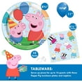 thumbnail image 4 of Peppa Pig Birthday Party Supplies Bundle with Peppa Pig Plates and Peppa Pig Napkins Pack for 16, 4 of 5