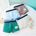 thumbnail image 5 of Chenyin 4-Pack Boys Underwear for Kids Baby Cotton Boxer Briefs Teen Boys Cartoon Underpants Print Four Corners Shorts Panties for 2-16 Years, 5 of 8