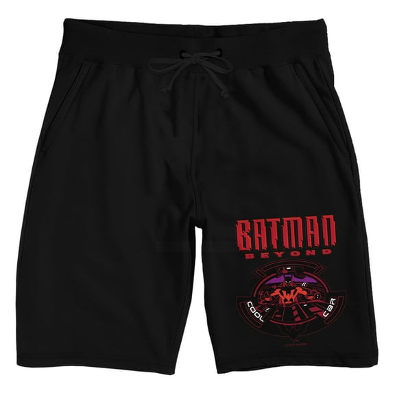 Batman Beyond Batman Heroic Pose Men's Black Sleep Pajama Shorts
-Small