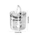 thumbnail image 3 of Dispensador de agua para mascotas Dispensador de agua con filtración de circulación automática Alimentador de agua inteligente para mascotas Bomba de agua silenciosa con flujo de agua Akmoler, 3 of 7