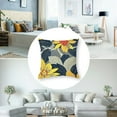 thumbnail image 5 of nygtbtfer Decorative Throw Pillow Covers Set of 2 Blue Yellow Pillow Covers Couch Pillow Covers for Sofa Outdoor Throw Pillow Cover Flower Pillowcase White, 5 of 7