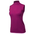 thumbnail image 2 of FashionOutfit Women's Soft Sleeveless Turtleneck Sweater Top, 2 of 4