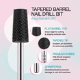 thumbnail image 5 of PANA USA 3/32" Tapered Barrel Carbide Nail Bit- (Extra Fine Grit, DLC Black), 5 of 6