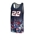 thumbnail image 2 of Men's-ProSphere  Navy Joey Logano 2025 NASCAR Salutes Collection Tank Top, 2 of 3