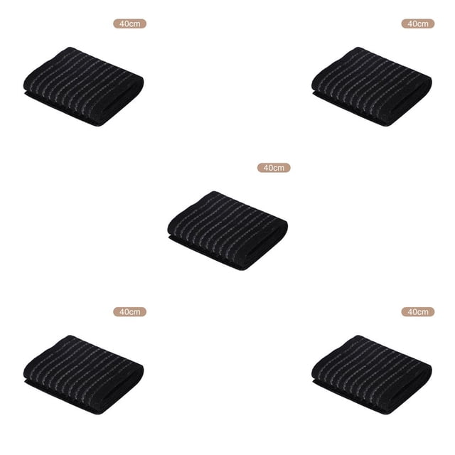 Cinta de kinesiología deportiva Toystoory vendaje de compresión elástica 40-180cm Negro