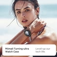 thumbnail image 6 of KOMI Full Case for Samsung Galaxy Watch 7 Case, Waterproof No Fog HD PC & Tempered Glass Screen Protective Face Cover for Galaxy Watch 7 44mm Case - Watch Ultra Appearance (Black), 6 of 7