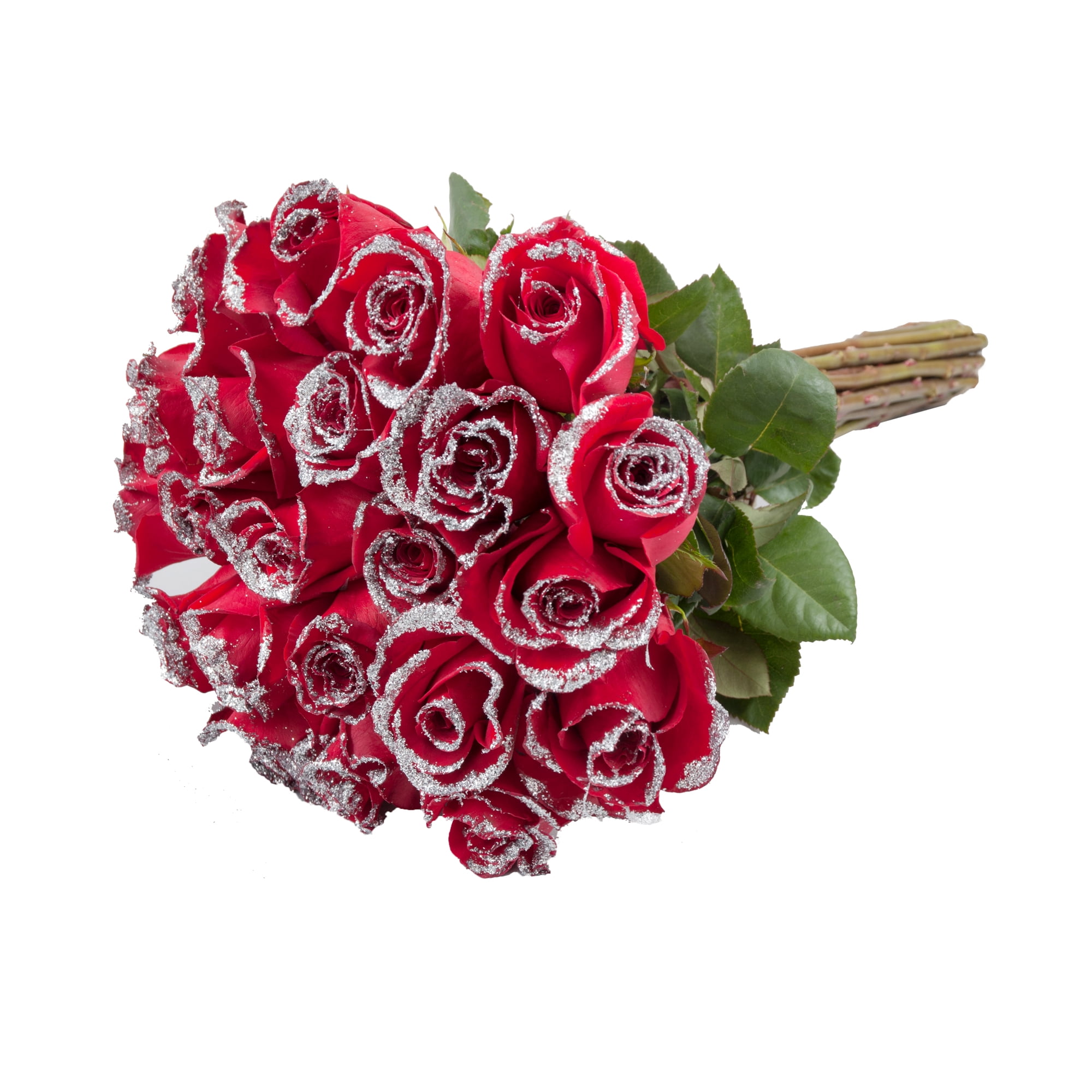 Wholesale artificial glitter red rose To Beautify Your Environment
