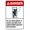 Warning Sign 5, variant on Do Not Climb In Or Around Dumpster Sign 8"x12" - Prohibition Security Metal for Business Home Outdoor Indoor Road Yard Garage Street Wall