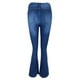 thumbnail image 4 of Pantalones Acampanados Mujer Jeans Pitillo Mezclilla Cintura Alta Para Mujer Confortable S Baoblaze Jeans acampanados de mujer, 4 of 8