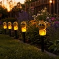 thumbnail image 4 of Halloween Solar Garden Lights 6 Pack Pumpkin Ghost Mummy Maple Leaf Waterproof LED Yard Stakes Outdoor Decor, 4 of 7